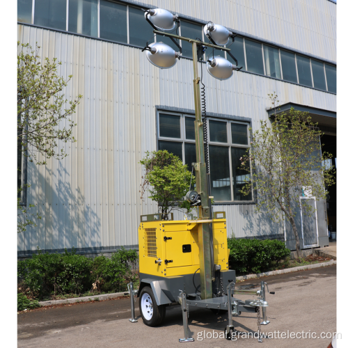 Stadium Lighting Towers Portable trailer mobile light towers Factory